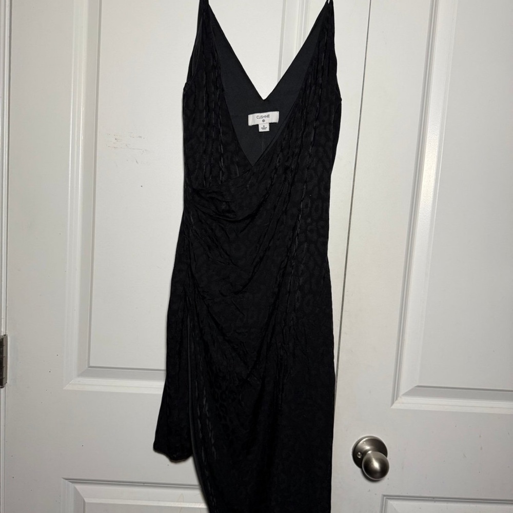 Cushnie Asymmetrical Black Dress